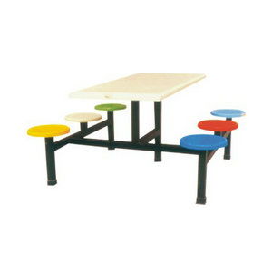 深圳八人快餐桌椅及员工食堂办公桌椅 厂家产品高清大图赏析